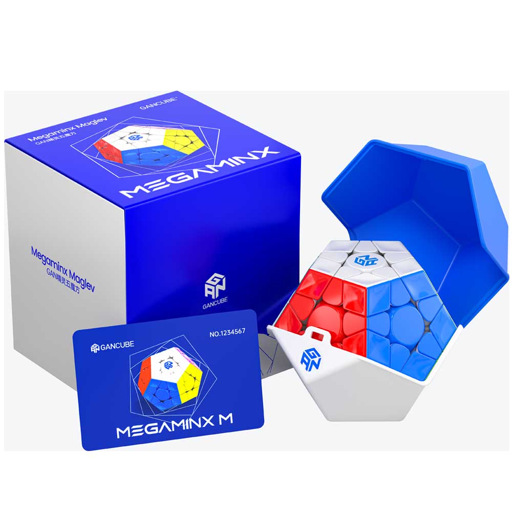 GAN Megaminx V2 (cara gris) Maglev Colored 1 GAN Megaminx V2 (cara gris) Maglev Colored