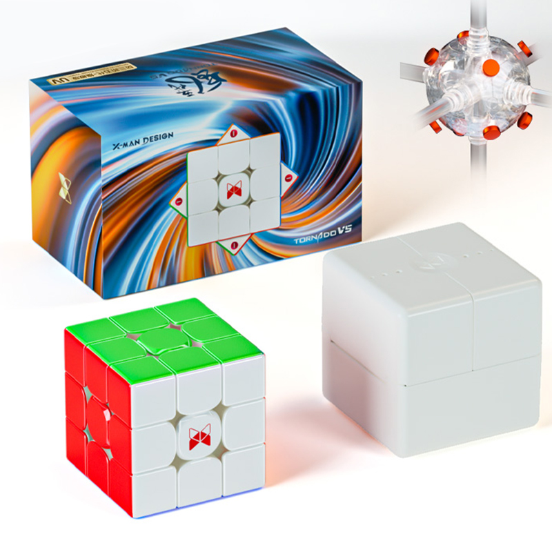 Qiyi XMD Tornado V5 (Flagship) 3x3x3 Magnético Colored 2 Qiyi XMD Tornado V5 (Flagship) 3x3x3 Magnético Colored - Imagen 2